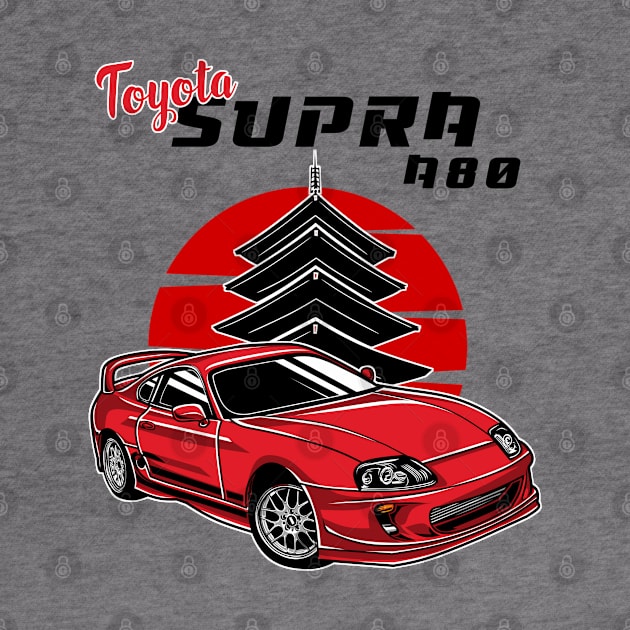 Toyota Supra A80 by mirailecs